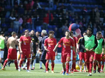 la squadra a fine partita