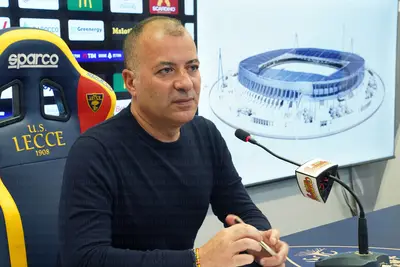 saverio sticchi damiani in sala stampa