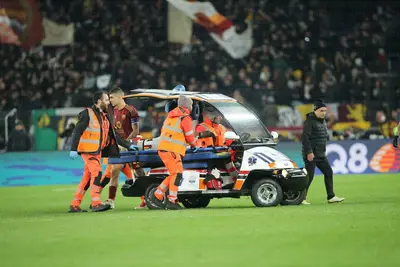 roma lecce gaspar infortunato barella