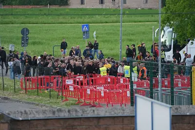 coda al mapei stadium tifosi del Lecce