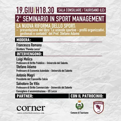 Seminario Sport e Management Taurisano