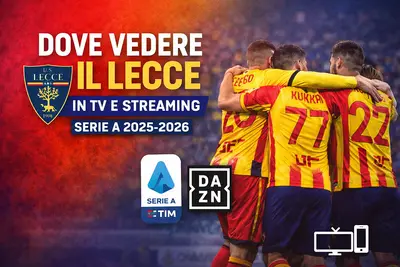 dove vedere il lecce