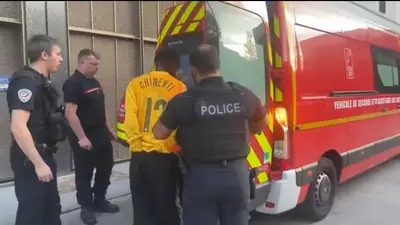 Travis Scott con la maglia di Chimenti