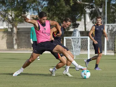 lecce in allenamento a martignano