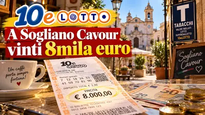 1010eLotto, a Sogliano Cavour vinti 8mila euro
