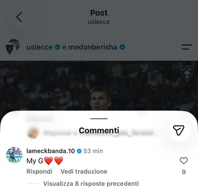 il messaggio di banda