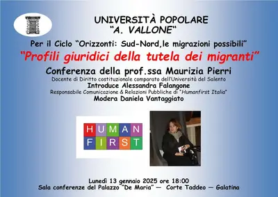 Locandina HUMANFIRST 13.01.2025