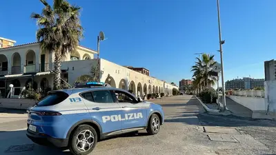 L'arresto della polizia a Castel Volturno