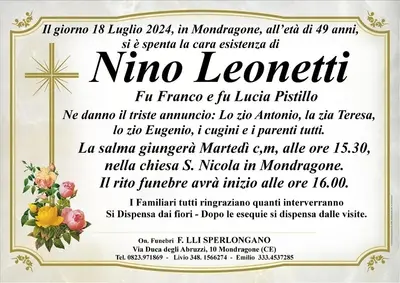 Il manifesto del prof Leonetti