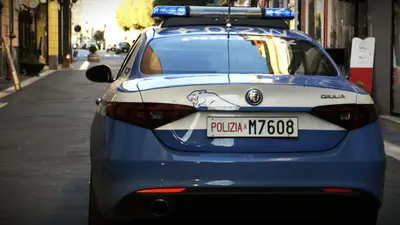 L'arresto della polizia