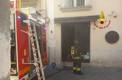 L'incendio in via Ferrante