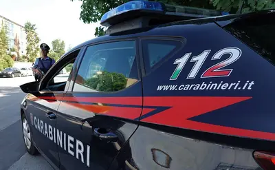 Il giovane fermato dai carabinieri