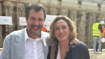 Matteo Salvini e Daniela Nugnes