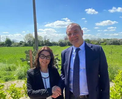 Simona Boccia e il sindaco Raiano