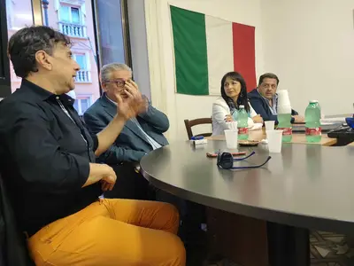 L'incontro nella sede del Movimento