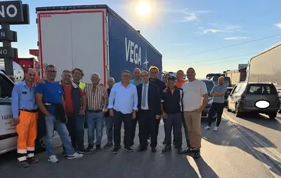 Fucci con gli autotrasportatori