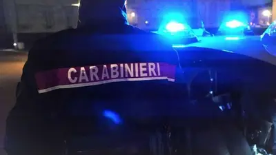 L'intervento dei carabinieri