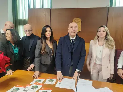 La firma del protoccollo