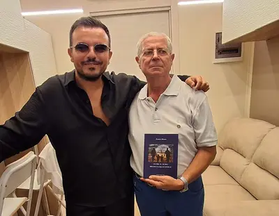 Andrea Sannino e il commendatore Franco Musto