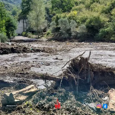 il luogo dell'alluvione