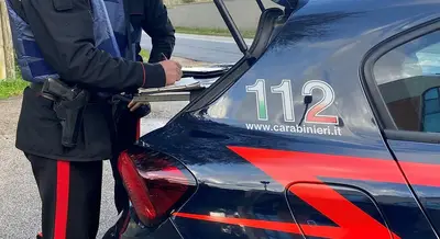 L'intervento dei carabinieri