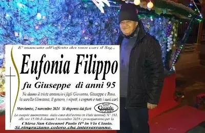 E' morto Filippo Eufonia. Rinomata la sua passione per il Napoli e i presepi