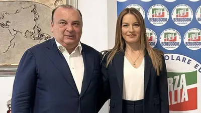 Fulvio Martusciello e Veronica Biondo