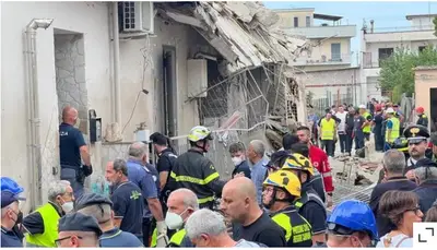 Il crollo della palazzina