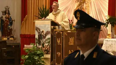 La polizia celebra San Michele