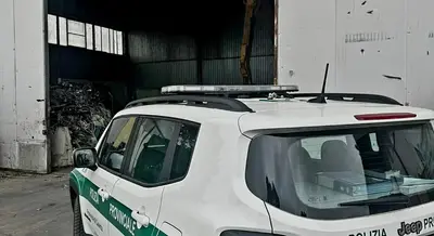Il sequestro della polizia provinciale
