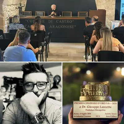 Il musicista Giuseppe Lanzetta