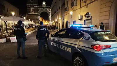L'arresto della polizia