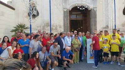 Un momento del Palio delle Generazioni dell'Assunta