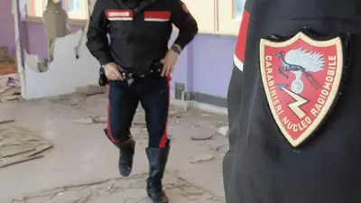 L'intervento dei carabinieri