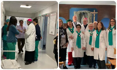 Il vescovo in visita