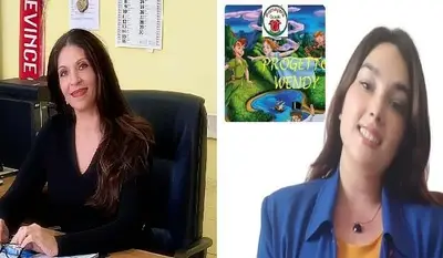 La dirigente scolastica Elisabetta Corvino e Giusi Puocci
