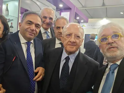 Enzo Santangelo, Vincenzo De Luca e Nicola Caputo