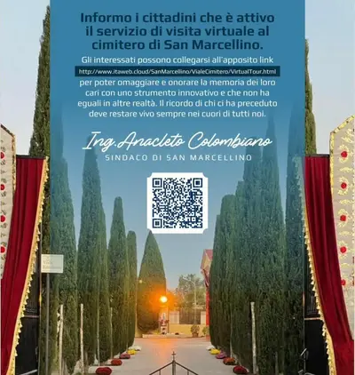 Il servizio di visita virtuale al cimitero