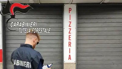 Il sequestro della pizzeria