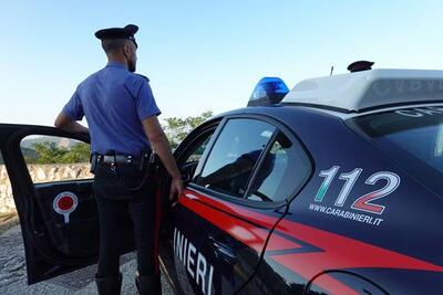 Intervento dei carabinieri