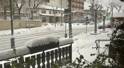 Prima neve sul Monte Matese