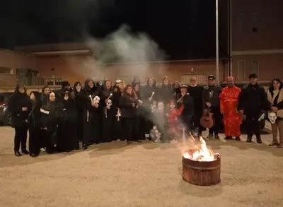 Un momento del Carnevale a Carano