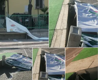 Il raid vandalico contro la Pro Loco