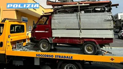 Sequestrati rifiuti e mezzo