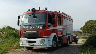 L'intervento dei vigili del fuoco