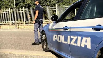 L'arresto della polizia a Castel Volturno
