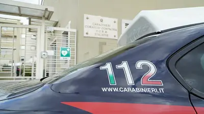 L'intervento dei carabinieri