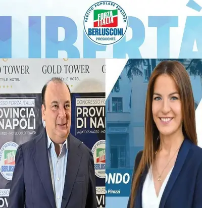 Fulvio Martusciello e Veronica Biondo