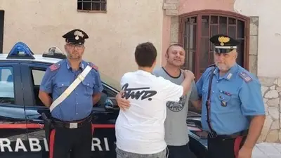 Il giovane salvato dai carabinieri