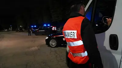 L'intervento dei carabinieri